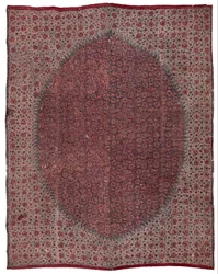 Ceremonial Cloth and Sacred Heirloom with Floral Chintz Design